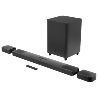 JBL Bar 820-W 9.1 Ch Atmos 4K Dolby Vision Sound Bar w/ Wireless 10” Subwoofer and Surround Speakers